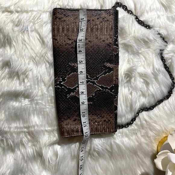 Sondra Roberts Multi-Color Faux Crocodile/Snakeskin Shoulder Bag Clutch Purse - Picture 5 of 6